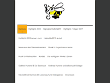 Tablet Screenshot of hummel-music.de